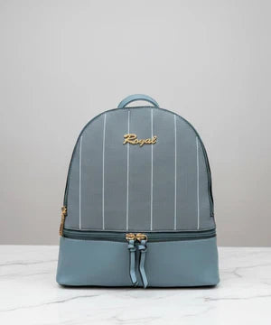 Royal Striped Backpack